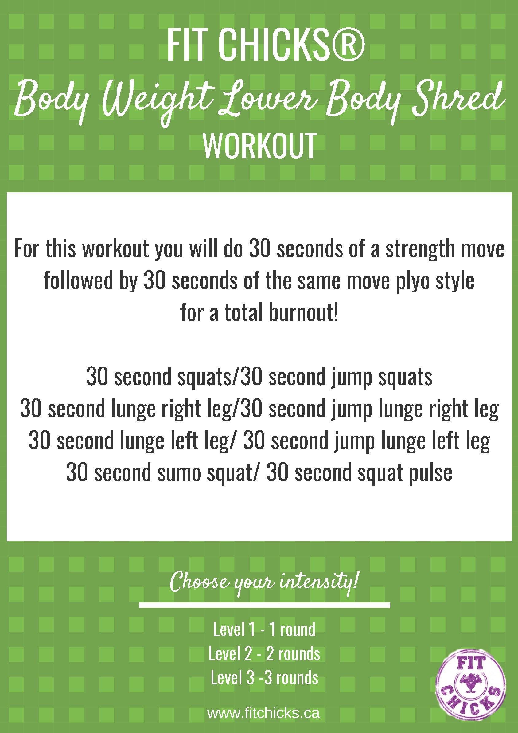 at home body shred workout plan