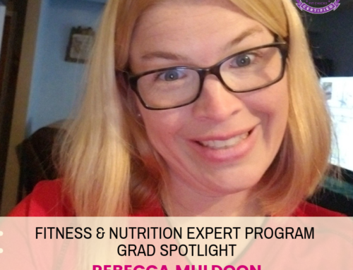 GRAD SPOTLIGHT: “Apple Pecan Protein Coconut Crisp” with Fitness & Nutrition Expert Grad Rebecca Muldoon