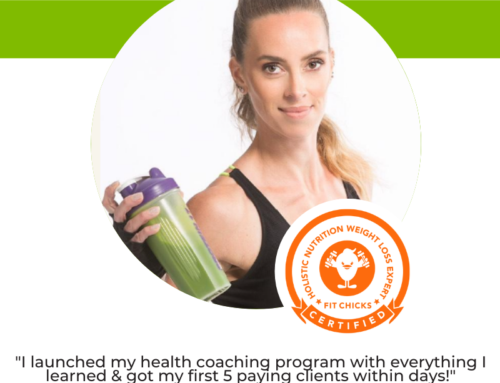 GRAD SPOTLIGHT: Vegan – High Fiber – Pea Protein Green Smoothie with Holistic Nutrition Weight Loss Coach Monique Guffens