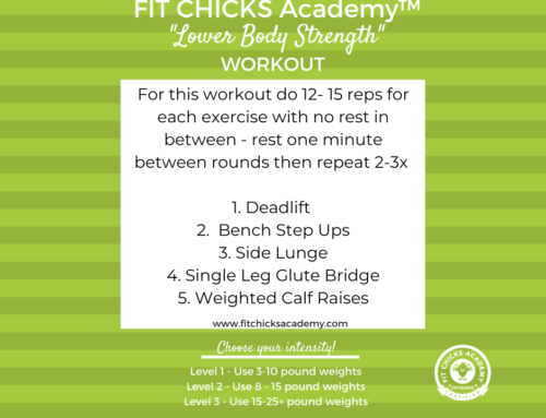 FIT CHICKS Friday “Lower Body Strength” Workout