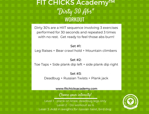 FIT CHICKS Friday “Dirty 30 Abs”