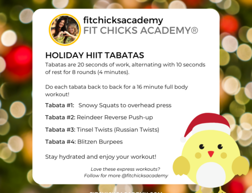 FIT CHICKS Friday Festivity with the Holiday HIIT Tabatas Workout 🎄🔥