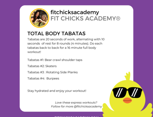 Unleash the Tabata Magic: FIT CHICKS Friday Total Body Tabatas! 🏋️‍♀️💖