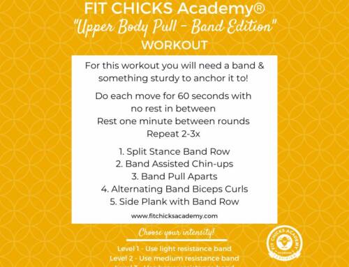 FIT CHICKS Friday “Upper Body Pull – Band Edition”