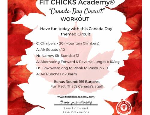 FIT CHICKS Friday  Canada Day Circuit!”