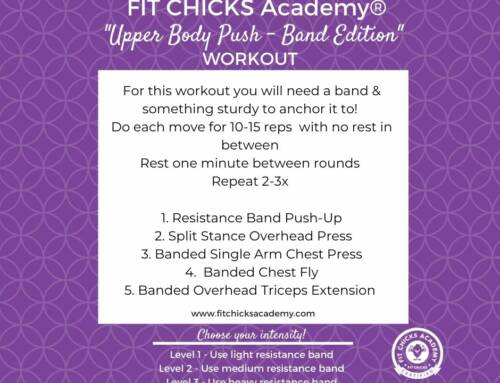FIT CHICKS Friday “Upper Body Push – Band Edition”