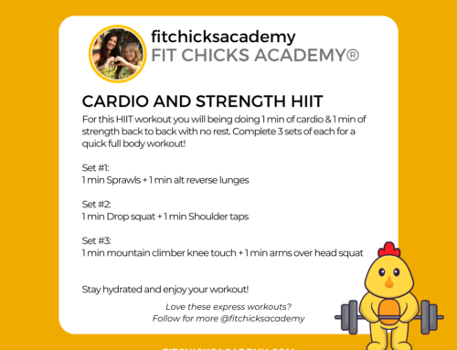 FIT CHICKS Friday “Cardio & Strength HIIT” Workout