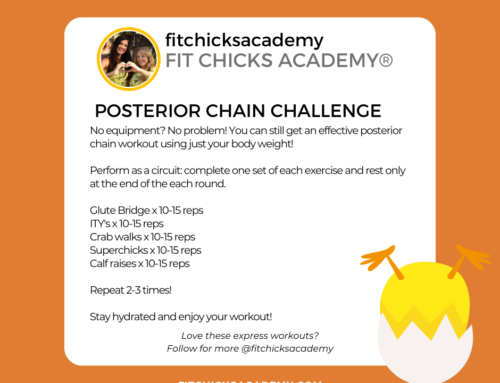 FIT CHICKS Friday “Posterior Chain Challenge Circuit” Workout