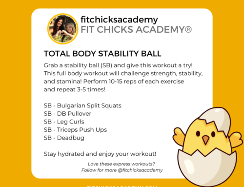 Elevate Your Fitness: FIT CHICKS Friday Total Body Stability Ball Workout! 🏋️‍♀️💖