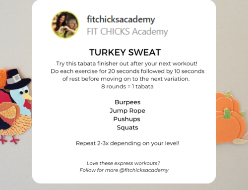 FIT CHICKS Friday: “Turkey Sweat”