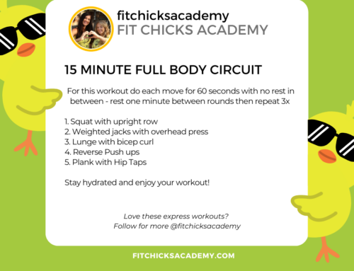FIT CHICKS Friday – 15 Minute Full Body Circuit